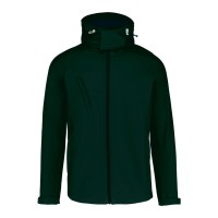 BLUSÃO SOFTSHELL C/ CAPUZ VERDE GARRAFA K413